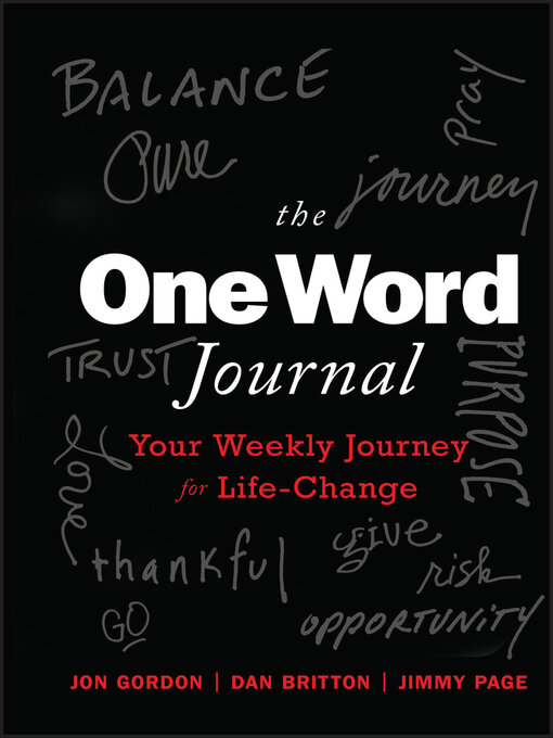Title details for The One Word Journal by Jon Gordon - Available